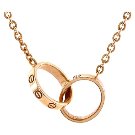 cartier love necklace singapore|cartier love interlocking necklace.